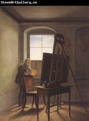 Georg Friedrich Kersting Caspar David Friedrich in his Studio (mk22)